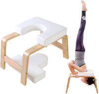 Indoor Yoga Mat Wooden Inversion Stool Exercise Chair Yoga Accessory