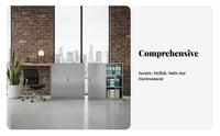 Lowoutsideline Steel Cabinet Lockable Metal Lockertype Cabinet Rustproof Long-Lasting for Office Workers, Bedroom, Garage