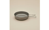 1.5L Titanium Frypan Compact Backpacking Skillet Long-Lasting for Travel