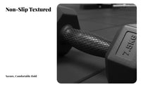 2 Pieces Hexagon Shaped Hexagonal Dumbbell Anti-Roll Design Hex Dumbbell Non-Slip Grip Hexagonal Hand Weight Long-Lasting for Children, Women, Beginners, Home, Workout, Gym