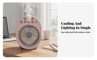 Portable Air Chiller Multi-Function Desktop Misting Fan Three Settings Desktop Air Chiller for Office, Bedroom, Dorm Room