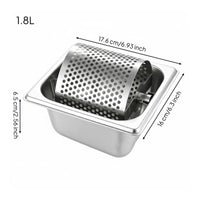 Stainless Steel Butter Roller Polished Mirror Finish Kitchen Tool Food-Grade