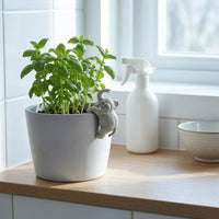 Elephant Pot Hugger Clinging Garden Decoration Whimsical for Courtyard