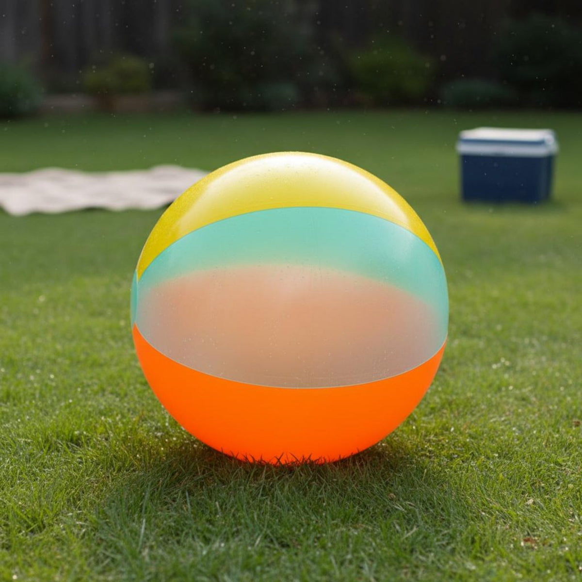 Thickened PVC Material 100cm Inflatable Play Ball Frosted Matte Finish Outdoor Toy for Lawn