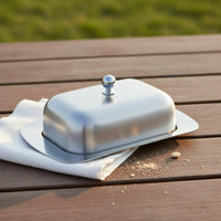 Stainless Steel Butter Dish Multipurpose Metal Cheese Box Dishwasher Safe