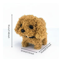 Walks and Barks Walking Stuffed Dog Realistic Movements Walking Barking Puppy Toy Pretend Play for Children, Toddlers