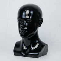 Male Mannequin Head Easy to Clean Hat Display Model Material Hairpiece Display Head for Home Decor, Photography