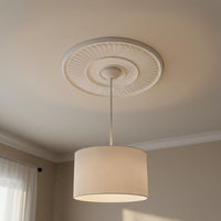 Ceiling Medallion French Design PU Ceiling Plate Elegant Design for Living Room