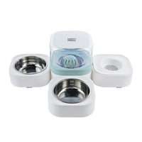 Pet Feeding Station with Automatic Water Dispenser No-Cost for Indoor