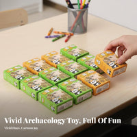 Creative Gift Miniature Excavation chunk excavate and Discover Educational Toy Hands-On exploration surprise Box Includes Tools for Children, Students, Aspiring Archaeologists, birthday celebration, School function, Classroom, Home