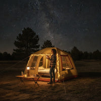 Quick-Inflation Inflatable Tent Stable Inflate Tent with Pump Instant Windproof for Campers, Outdoor