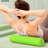 Solid EVA Foam Roller with Raised Dots for Muscle Relaxation and Pilates