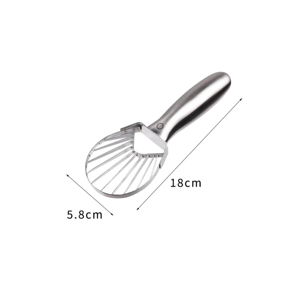 Fruit Slicer Dishwasher Stainless Steel Fruit Cutter Even Slices Mango Slicer Paring Implement for Home Bar