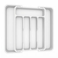 Expandable Drawer Organizer Space-Saving Cutlery Holder Easy to Clean