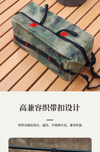 Multifunctional Tissue Pouch with EDC and First Aid Features