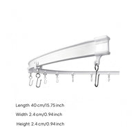 Flexible Curtain Track Mounting Brackets Home Hardware for Window Installation