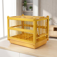 Bird Bathing Cage for Medium Birds, Metal Bird Washing Cage and Shower Enclosure, Indoor Bird Cage Accessory for Your Pet Bird Bath Setup