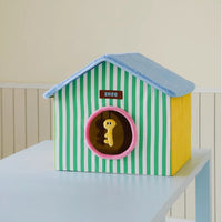 Foldable Feline House Cozy Pet Furniture Rope Accents