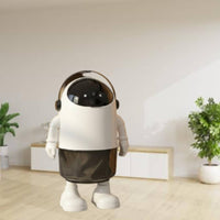 Cartoon Trash Can Large Capacity Cartoon Design Garbage Bin Sturdy Plastic
