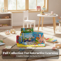12 Books Point-and-Read Storybooks Educational Interactive Audio Book Set