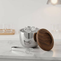 Stainless Steel Ice Pail Luxury Design Beverage Tub Rust Resistant for Party