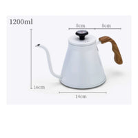 Stainless Steel Gooseneck Kettle Heat-Resistant Handle for Baristas
