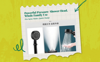 Adjustable leak-proof shower head