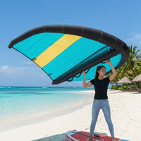 Lightweight Paddleboard Wind Wing Portable Inflatable Wing with Handles Wear-Resistant Inflatable Sail Waterproof for Beach