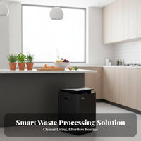 Electric Kitchen Composter Odorless Automatic Food Waste Disposer Compost Bin Energy-saving Quiet Operation Advanced Filtration Suitable for Homeowners Families Garden Home Pantry
