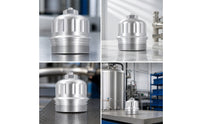 Aluminum Billet Fuel Filter Housing Machined Fuel Filter Housing Threaded OEM Fit for Mechanics, Car Enthusiasts, Engine Fuel Maintenance, Engine Bay