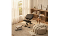 Posture-Correcting Kneeling Chair with Wheels Padded Kneeling Chair Ergonomic Furniture Mobile for Workspace