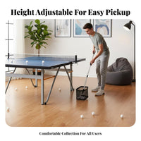 Racket Sport Pong Sphere Picker Portable Table Racket Sport Sphere Collector Sports Training Aid Lightweight Large Capacity