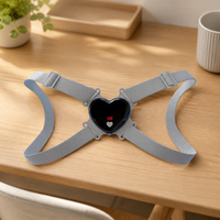 Smart Posture Corrector, with Vibration Alert, Back Support, for Desk Work, Kids & Adults, Gray