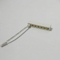 LED Strip Junction Box for Under Cabinet Lighting, 6-Port Wire Distribution Box for Kitchen Lighting, 10cm LED Strip Connector, 12V Low DIY Pins