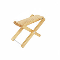 Solid Wood Wooden Guitar Footstool Stable Adjustable Guitar Foot Pedal Ergonomic Music Accessory Foldable for Performance, Practice