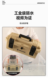 绿林工具箱工业级家用五金多功能电工车载维修收纳盒套装美术工具