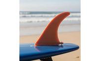Single Fin Textured surfboards Fin with Screw Molded Screws for Longboarding