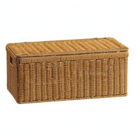 Rattan Storage Box With Lid Lidded Rattan Box Hard-Sided