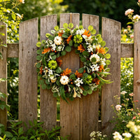 Fall Wreath Lifelike Decor Festive for Entryway
