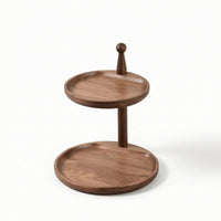 Wooden Organizer with Trays Versatile Tiered Tray Small Valet Tray for Dresser