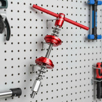 Bike Headset Press CNC Machined Bottom Bracket Press Anodized Headset Installation Tool for Bike Mechanics, Cyclists, Workshop, Home Garage