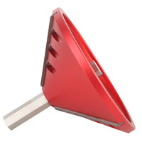 PVC Pipe and Copper Tube Burr Chamfering Tool with Red Silicone Hand Push Wheel
