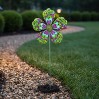 Blossom Garden Stake 3D Design Blossom Yard Stake Artisanal Design