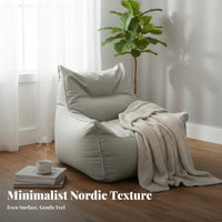 Highsupport lounge seat Nordic Design Ergonomic Foam Lounger Comfortable Non-Slip Base for Students, players, Balcony