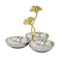 Fruit Tray with Metal Frame Botanical Fruit Serving Tray Easy to Clean