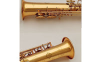 Brass-Lacquered Straight Soprano Saxophone Polished Soprano Saxophone Ergonomic Woodwind Instrument Sturdy for Beginners
