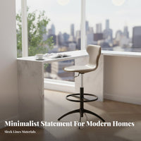 Adjustable Rotating Stool with Spinerest Utilitarian Design Adjustable Rotating Stool Easy to Assemble Low Spine Support