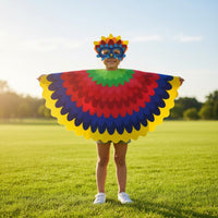Parrot Cape Wings Easy to Put on Parrot Costume Lightweight for Party