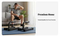 2 Pieces Press-up Stands Non-Slip Press-up Stands Floor Exercise Stands Reduces Wrist Strain Fitness Equipment Comfortable