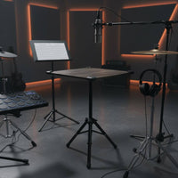 Folding Percussion Table Space Saving Music Equipment Easy to Set up for Studio